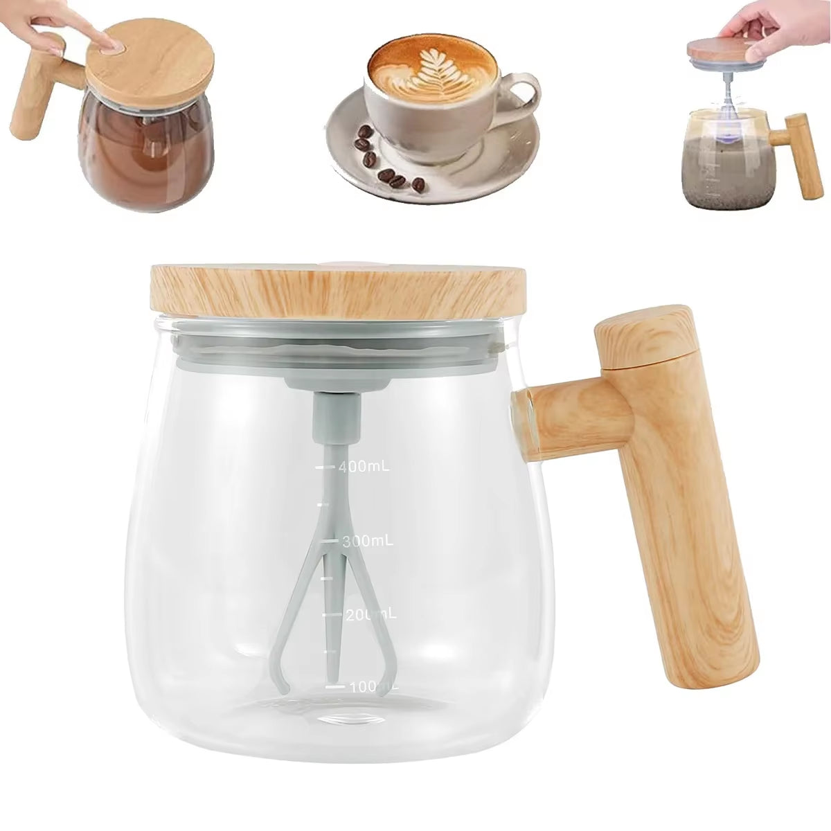 AutoBlend Electric Self-Mixing Coffee Mug 